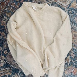 Cream sweater